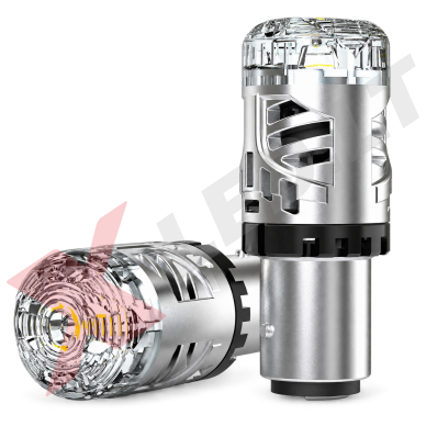 XLED P21/5W - BAY15D SUPER LASER +800% X-TREME CAN-BUS LED lemputė į dienos DRL žibintą balta 6000K 12 XLED P21/5W - BAY15D SUPER LASER +800% X-TREME CAN-BUS LED lemputė į dienos DRL žibintą balta 6000K 12