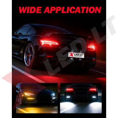 XLED P21/5W - BAY15D SUPER LASER +800% X-TREME CAN-BUS LED lemputė į dienos DRL žibintą balta 6000K 4 XLED P21/5W - BAY15D SUPER LASER +800% X-TREME CAN-BUS LED lemputė į dienos DRL žibintą balta 6000K 4