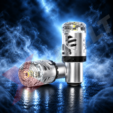 XLED P21/5W - BAY15D SUPER LASER +800% X-TREME CAN-BUS LED lemputė į dienos DRL žibintą balta 6000K 2 XLED P21/5W - BAY15D SUPER LASER +800% X-TREME CAN-BUS LED lemputė į dienos DRL žibintą balta 6000K 2