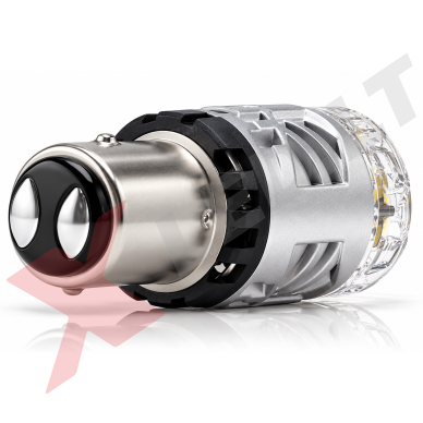 XLED P21/5W - BAY15D SUPER LASER +800% X-TREME CAN-BUS LED lemputė į dienos DRL žibintą balta 6000K 7 XLED P21/5W - BAY15D SUPER LASER +800% X-TREME CAN-BUS LED lemputė į dienos DRL žibintą balta 6000K 7