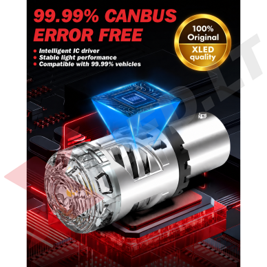 XLED P21W - BA15S SUPER LASER +800% X-TREME CAN-BUS LED lemputė į atbulinį ir DRL žibintą balta 6000K 11 XLED P21W - BA15S SUPER LASER +800% X-TREME CAN-BUS LED lemputė į atbulinį ir DRL žibintą balta 6000K 11