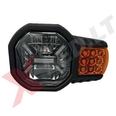 XLED priekinis sertifikuotas žibintas LED x 4 funkcijų 9-32V - kairė 5