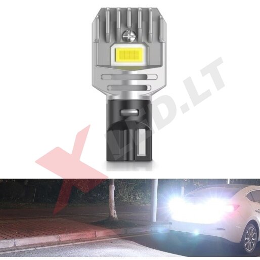 XLED +800% 1600LM CAN-BUS W16W 921 - T15 ZES 12 SMD LED 6000k balta lemputė į atbulinį žibintą 5 XLED +800% 1600LM CAN-BUS W16W 921 - T15 ZES 12 SMD LED 6000k balta lemputė į atbulinį žibintą 5