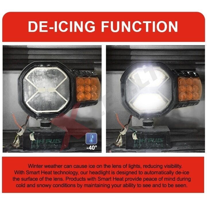 XLED priekinis sertifikuotas žibintas LED x 4 funkcijų 9-32V - dešinė 10