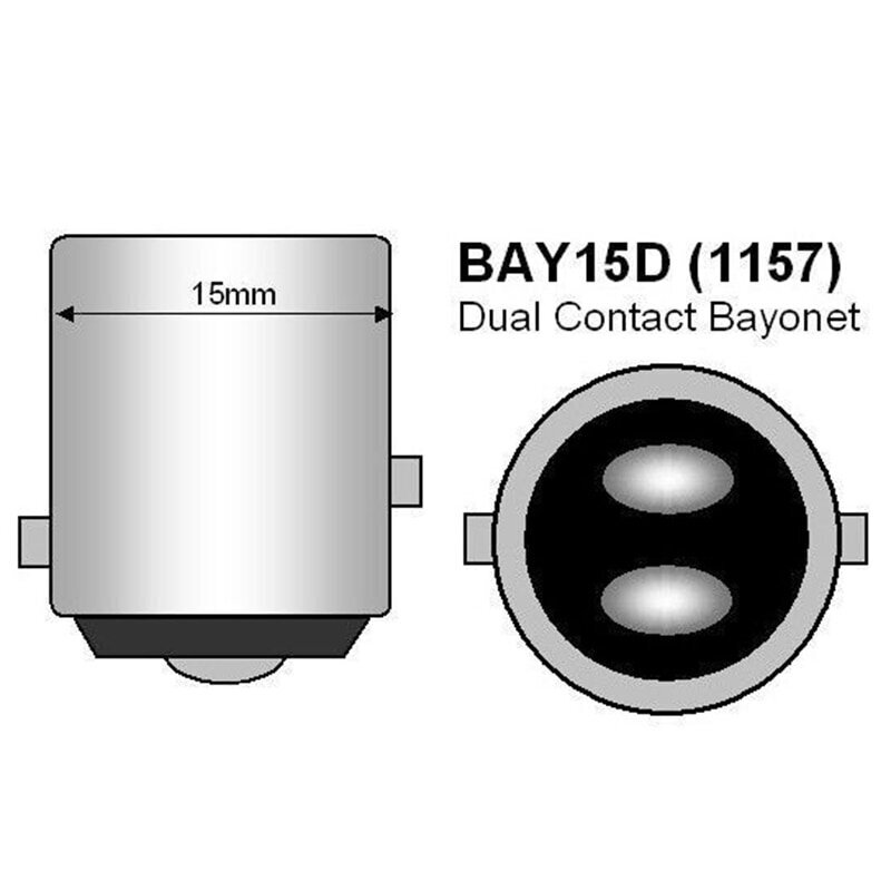 XLED P21/5W - BAY15D SUPER LASER +800% X-TREME CAN-BUS LED lemputė į dienos DRL žibintą balta 6000K 16