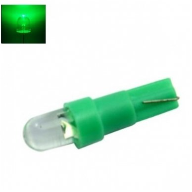 Žalia Led lemputė T5 - 1 LED Žalia Led lemputė T5 - 1 LED