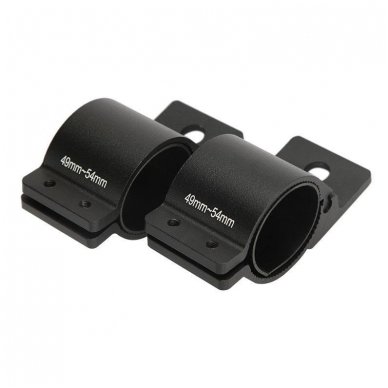 Žibintų tvirtinimo ant 49-54mm vamzdžio laikiklių komplektas 2vnt. Žibintų tvirtinimo ant 49-54mm vamzdžio laikiklių komplektas 2vnt.