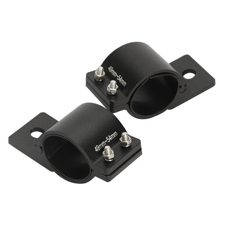 Žibintų tvirtinimo ant 49-54mm vamzdžio laikiklių komplektas 2vnt. 2 Žibintų tvirtinimo ant 49-54mm vamzdžio laikiklių komplektas 2vnt. 2